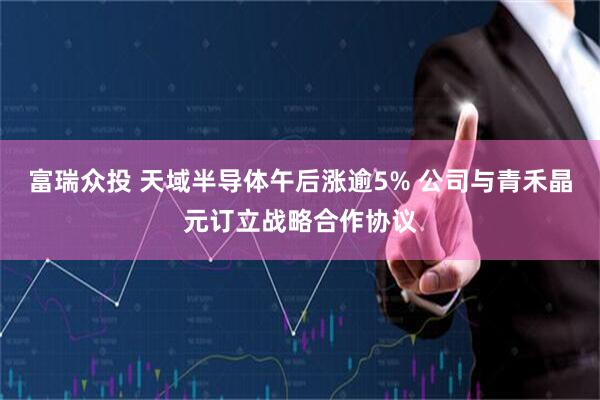 富瑞众投 天域半导体午后涨逾5% 公司与青禾晶元订立战略合作协议